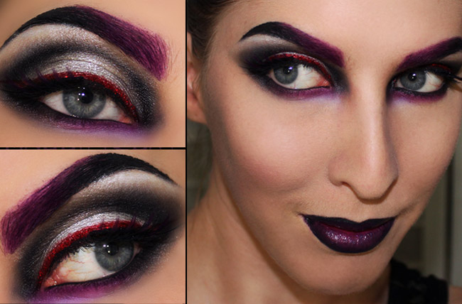 Maleficent Makeup Look for Halloween 